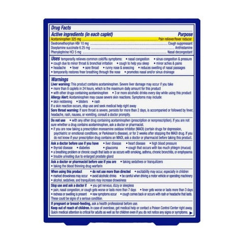 NyQuil, Vicks NyQuil Severe Cold & Flu Caplets, 24 Caps