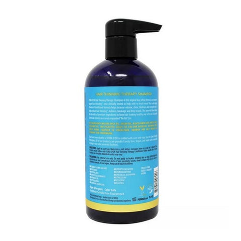 Pura d'Or, Hair Loss Prevention Therapy Shampoo, 16 Oz