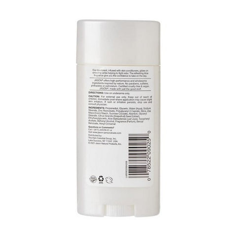 Jason Natural Products, Deodorant Aloe Vera Stick, 2.5 Oz