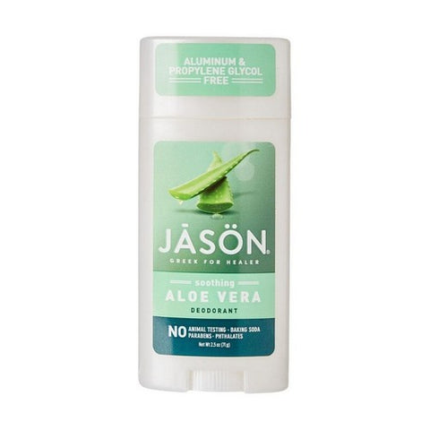Jason Natural Products, Deodorant Aloe Vera Stick, 2.5 Oz