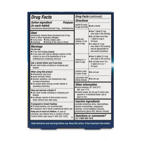 Xyzal, Allergy Relief, 10 Tabs