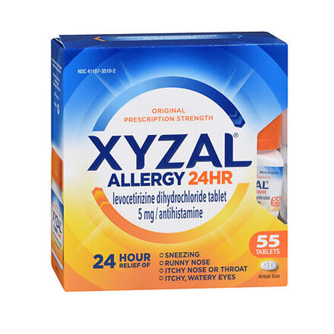 Xyzal, Allergy Tablets, 55 Tabs