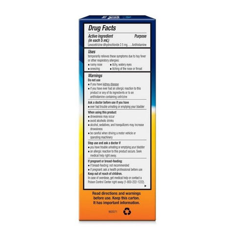Xyzal, Children's Allergy Oral Solution Tutti Frutti, 5 Oz