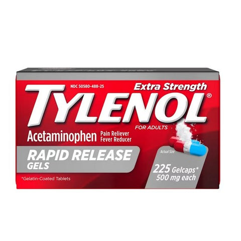 Tylenol, Extra Strength Rapid Release Gelcaps, 100 Caps