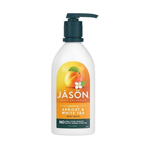 Jason Natural Products, Body Wash Glowing Apricot, 3 Oz
