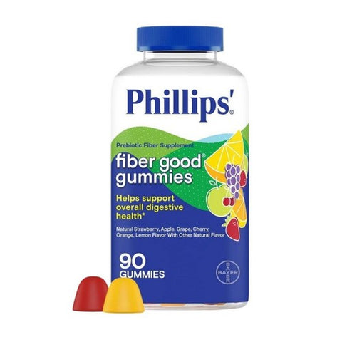 Phillips, Fiber Good Soluble Fiber Supplement Gummies, 90 Each