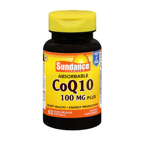 Sundance, Vitamins CoQ 10 Plus Softgels, 100 mg, 60 Tabs