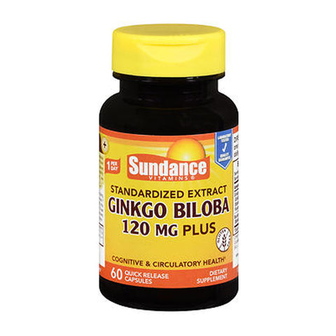 Sundance, Ginkgo Biloba Plus Capsules, 120 mg, 60 Caps