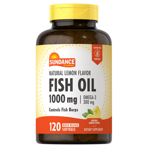 Sundance, Fish Oil Quick Release Softgels, 1000 mg, 120 Tabs