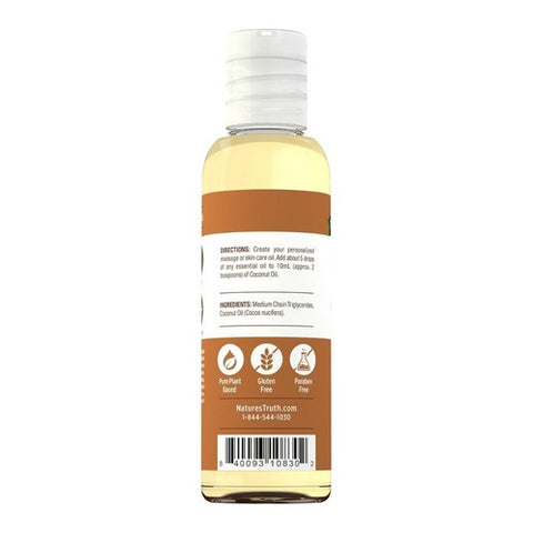 Nature's Truth, Liquid Coconut Oil, 4 Oz