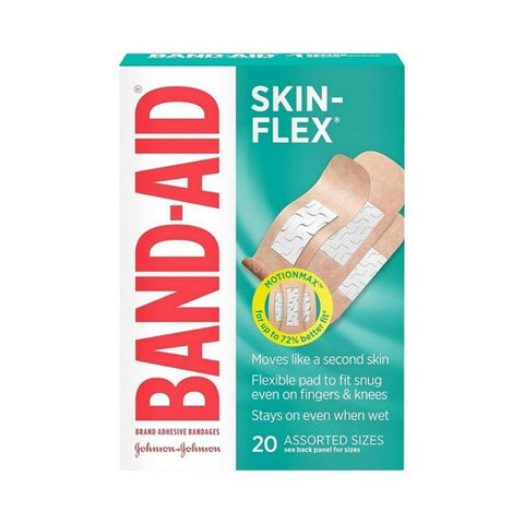 Band-Aid, Skin Flex Adhesive Bandage, 20 Each