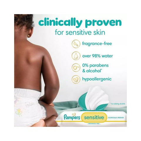 Align, Pampers Wipes Sensitive  56, 56 Each