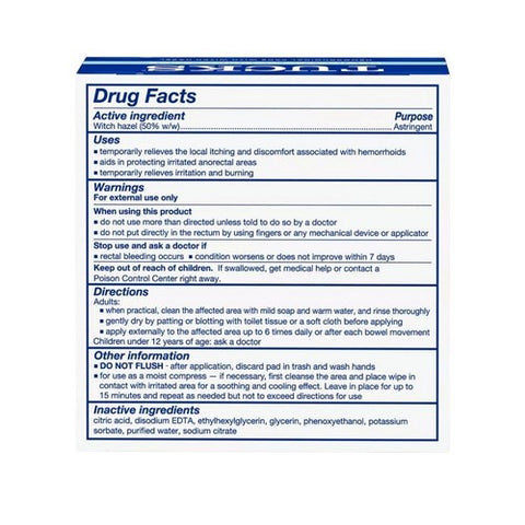 Tucks, Medicated Cooling Hemorrhoidal Pads, Count of 1