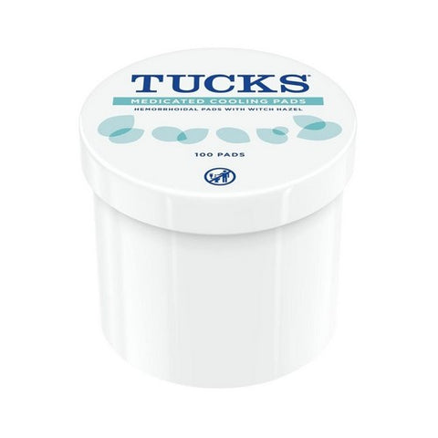 Tucks, Medicated Cooling Hemorrhoidal Pads, 100 Count