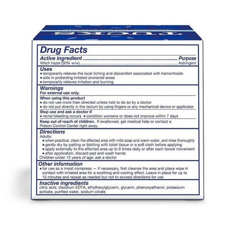 Tucks, Medicated Cooling Hemorrhoidal Pads, 100 Count
