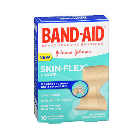 Band-Aid, Skin-Flex Finger, 10 Each