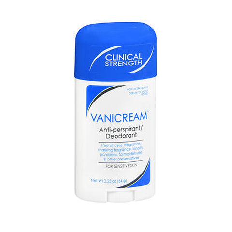 Vanicream, Anti-Perspirant - Deodorant Clinical Strength For Sensitive Skin, 2.25 Oz