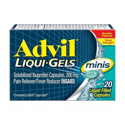 Advil, Liqui-Gels Minis, 20 Caps