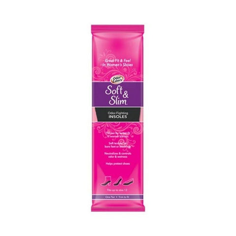 Odor-Eaters, Soft & Slim Odor-Fighting Insoles Fits Up to Size 12, 1 Each