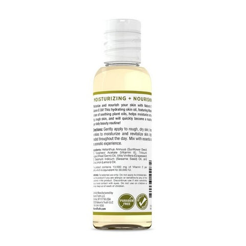 Nature's Truth, E-Oil Skin Care Oil Lemon Scented, 30000 IU, 4 Oz