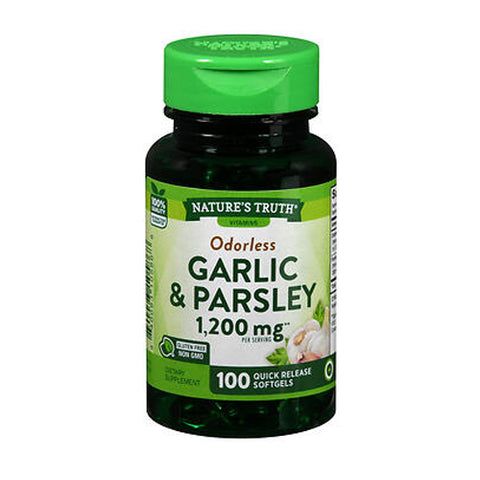 Nature's Truth, Odorless Garlic & Parsley, 100 Caps