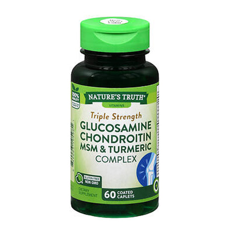 Nature's Truth, Triple Strength Glucosamine Chondroitin MSM Complex, 60 Tabs