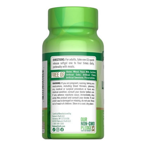 Nature's Truth, Norwegian Cod Liver Oil With Epa And Dha, 100 Caps