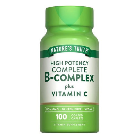 Nature's Truth, B-Complex Plus Vitamin C, 100 Tabs