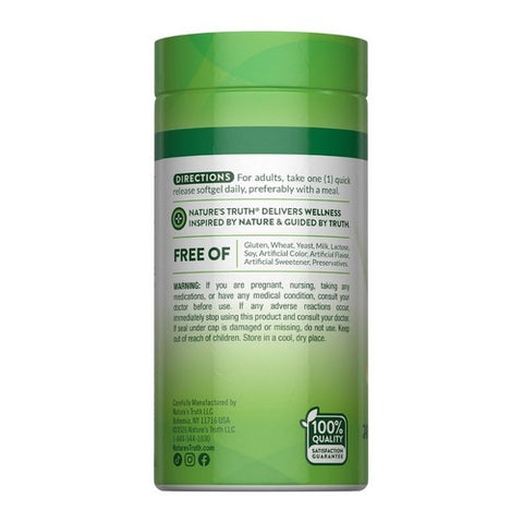 Nature's Truth, D3 Vitamin Softgels, 1000 IU, 250 Caps
