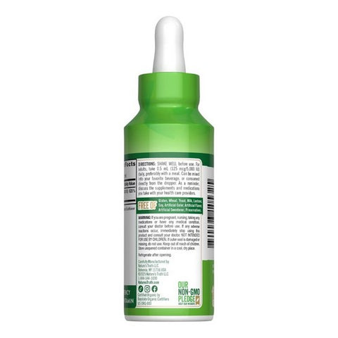Nature's Truth, D3 Fast Acting Vitamin Liquid, 5000 IU, 2 Oz
