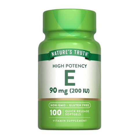 Nature's Truth, High Potency E Quick Release Softgels, 100 Caps