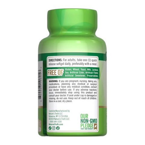 Nature's Truth, High Potency E Softgels, 1000 IU, 60 Caps