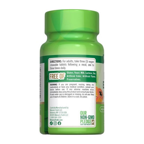 Nature's Truth, Chewable Papaya Enzyme, 120 Tabs