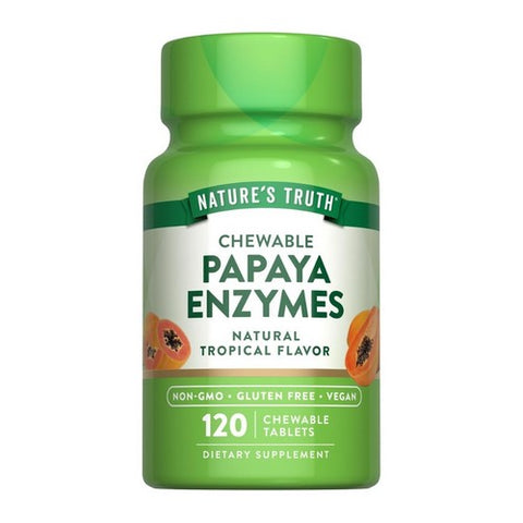 Nature's Truth, Chewable Papaya Enzyme, 120 Tabs
