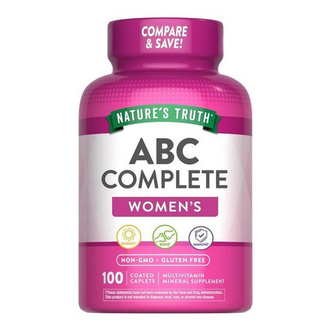 Nature's Truth, ABC Complete Women's Multivitamin, 100 Tabs