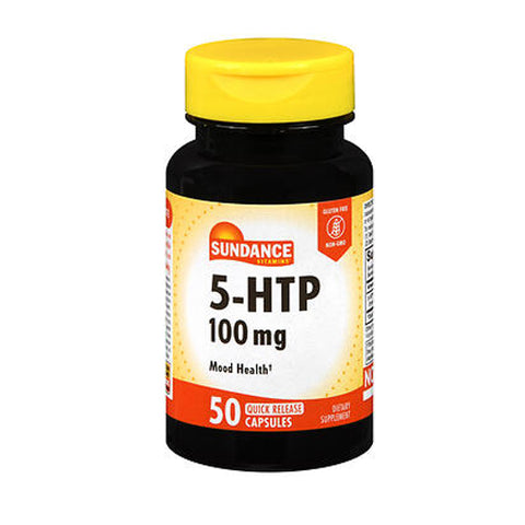 Sundance, Vitamins 5-HTP Capsules, 100 mg, 50 Caps