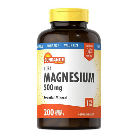 Sundance, Ultra Magnesium Caplets, 500 mg, 200 Tabs