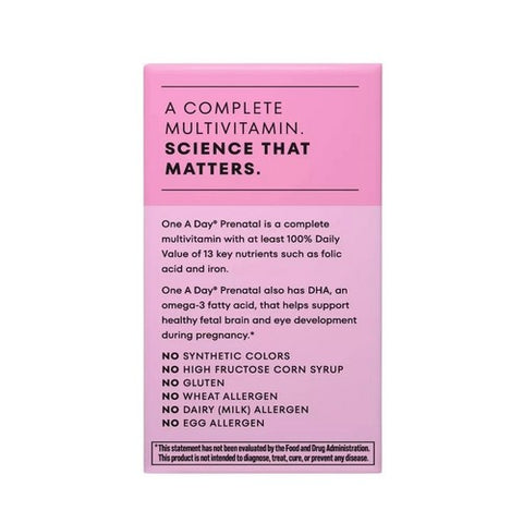 Bayer, One A Day Women's Prenatal 1 Softgels, 30 Caps