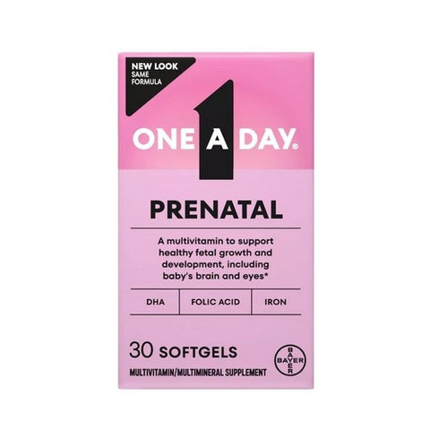 Bayer, One A Day Women's Prenatal 1 Softgels, 30 Caps