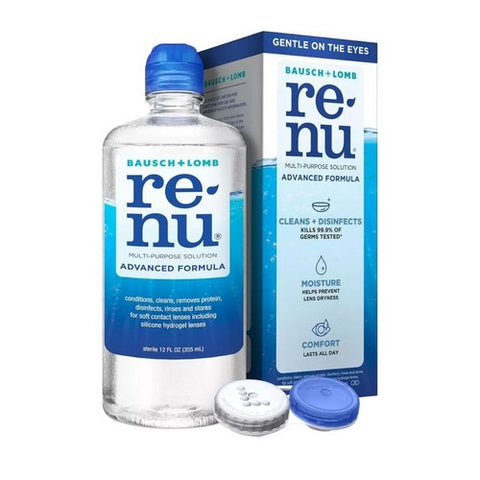 Bausch + Lomb, ReNu Advanced Formula Multi-Purpose Solution, 12 Oz