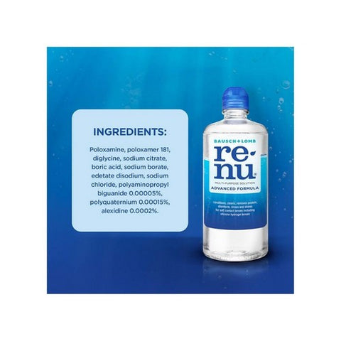 Bausch + Lomb, ReNu Advanced Formula Multi-Purpose Solution, 4 Oz