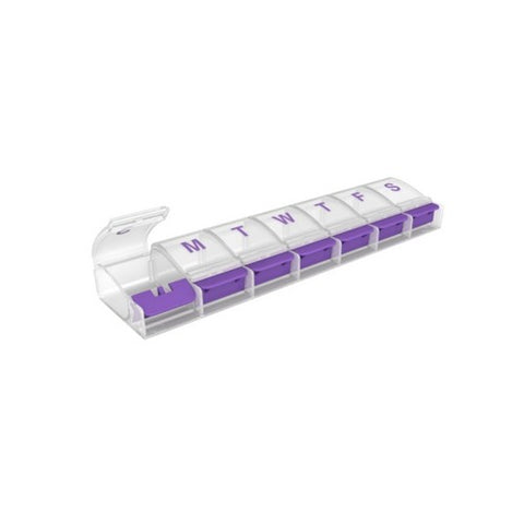 Acu-Life, Ezy Dose Weekly/Push Button Pill Planner Double Extra Large, 1 Each
