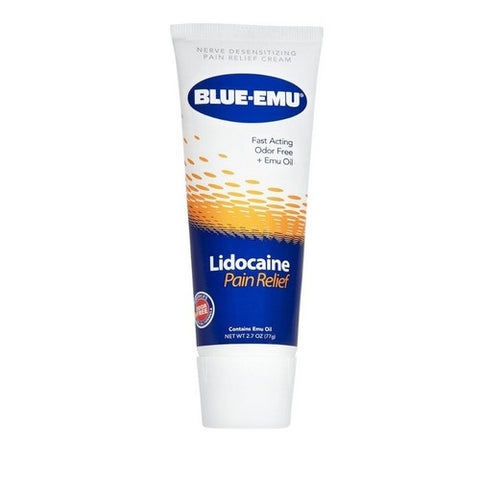 Blue-Emu, Numbing Pain Relief Cream With Lidocaine, 2.7 Oz