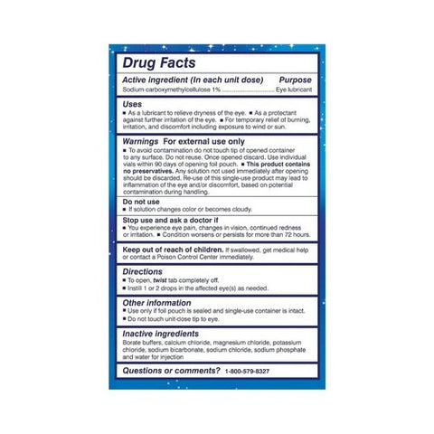 Theratears, Nighttime Dry Eye Therapy Lubricant Eye Gel, 30 Each