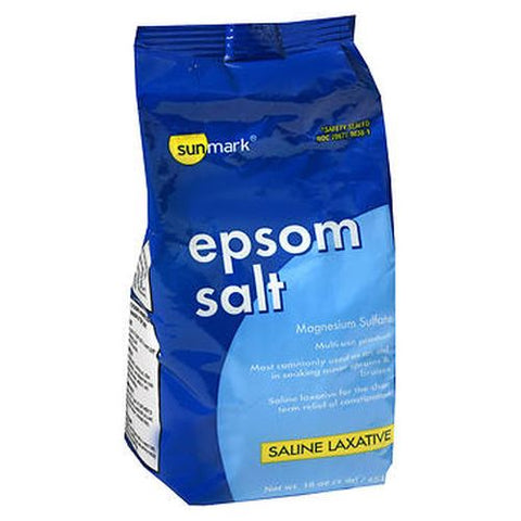 Sunmark, Epsom Salt Saline Laxative, 1 Lb