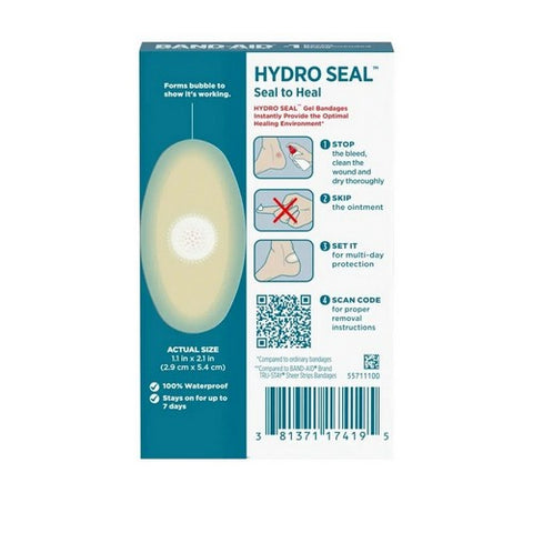 Band-Aid, Hydro Seal Blister Heels Hydrocolloid Gel Bandages, 6 Each