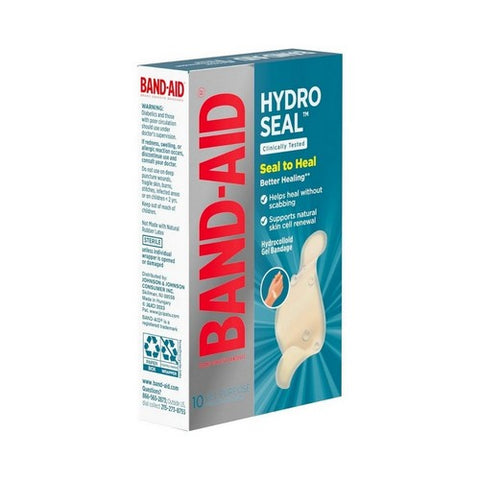 Band-Aid, Hydro Seal All-Purpose Hydrocolloid Gel Bandages, 10 Each