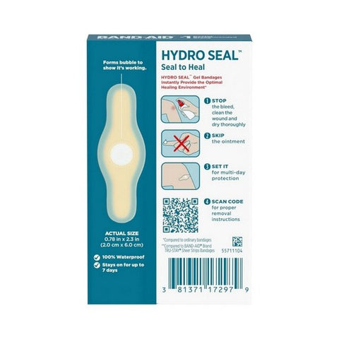 Band-Aid, Hydro Seal All-Purpose Hydrocolloid Gel Bandages, 10 Each