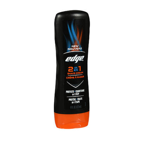 Edge Labs Inc, Edge 2 in 1 Shave Cream, 6 Oz
