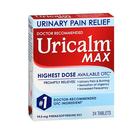 Uricalm, Maximum Strength Urinary Pain Relief, 24 Tabs